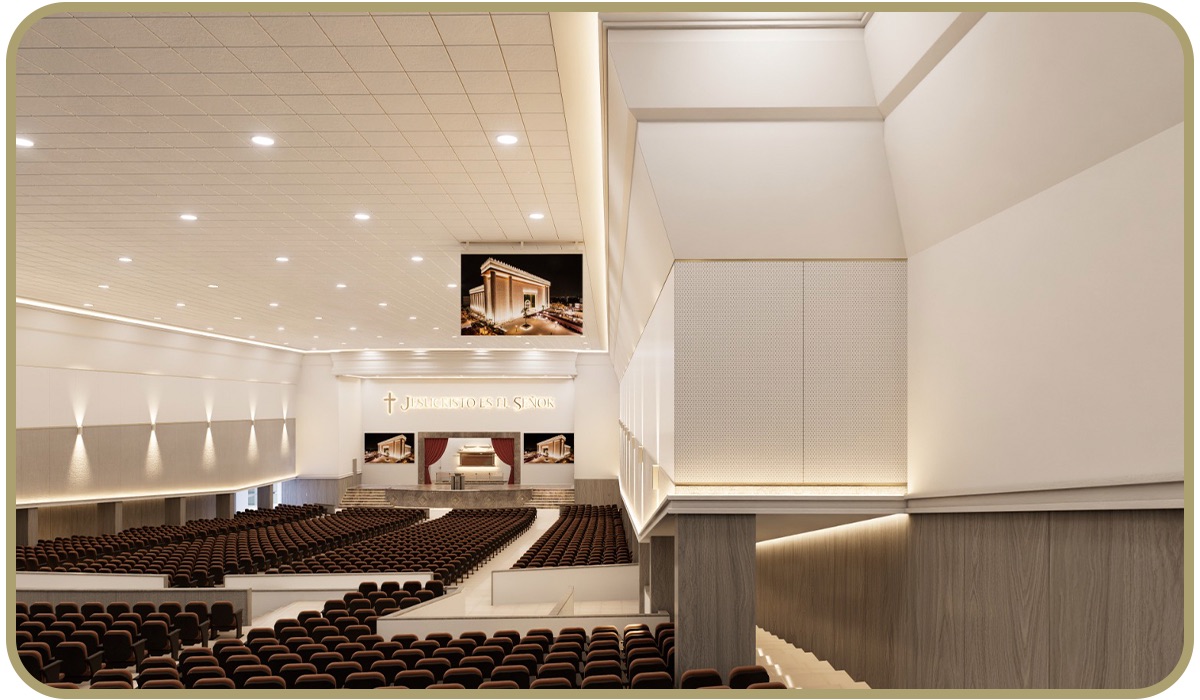 Interior del templo